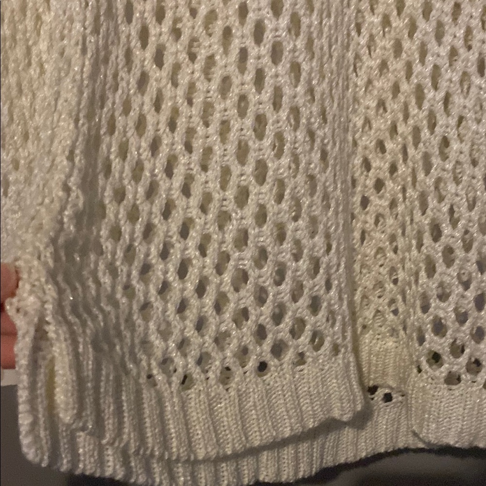 Soft Joie Crochet Summer Sweater - Picture 3 of 8